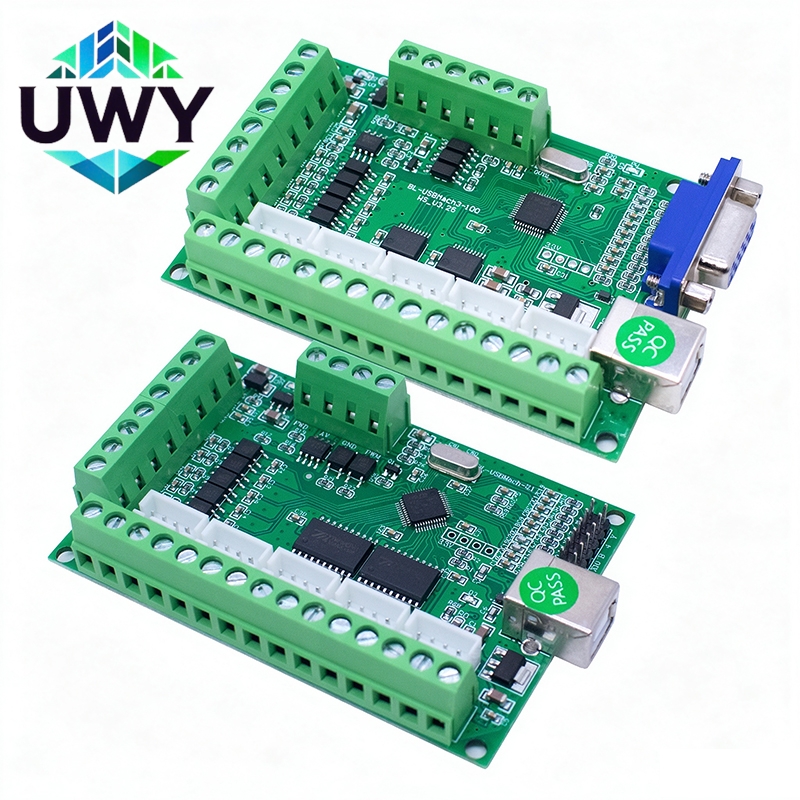 5 Axis Cnc Breakout Board Interface Mach3 - MACH3 5-Achsen-Graviermaschinen-Hauptplatine, CNC-Breakout-Board, USB-Schnittstelle, Schrittmotortreiber, Controller